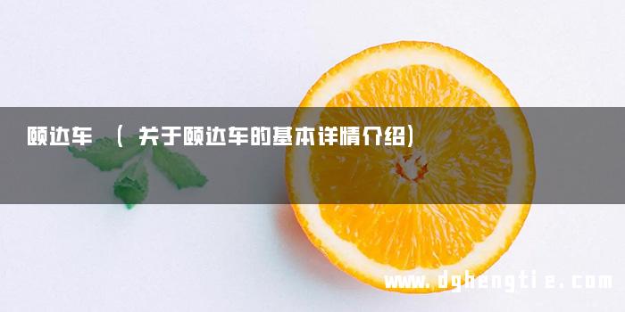 颐达车 (关于颐达车的基本详情介绍)